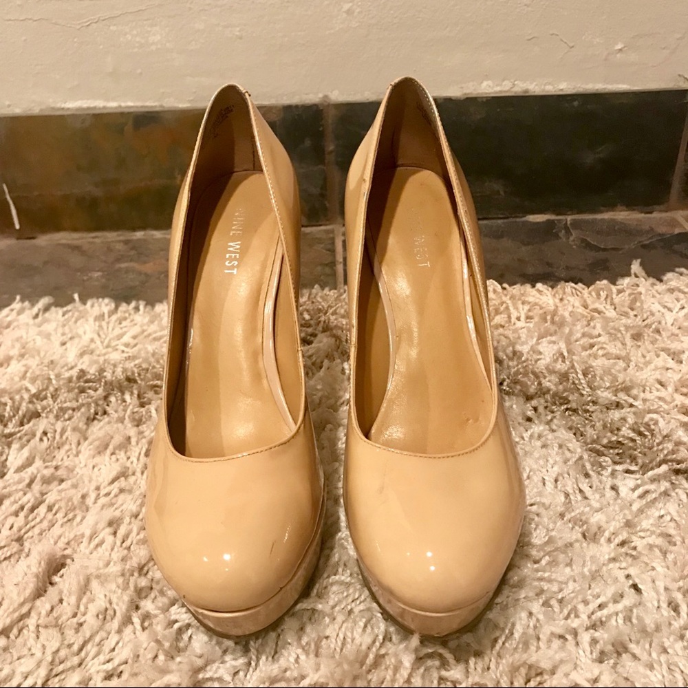 Nine West Beige Heels